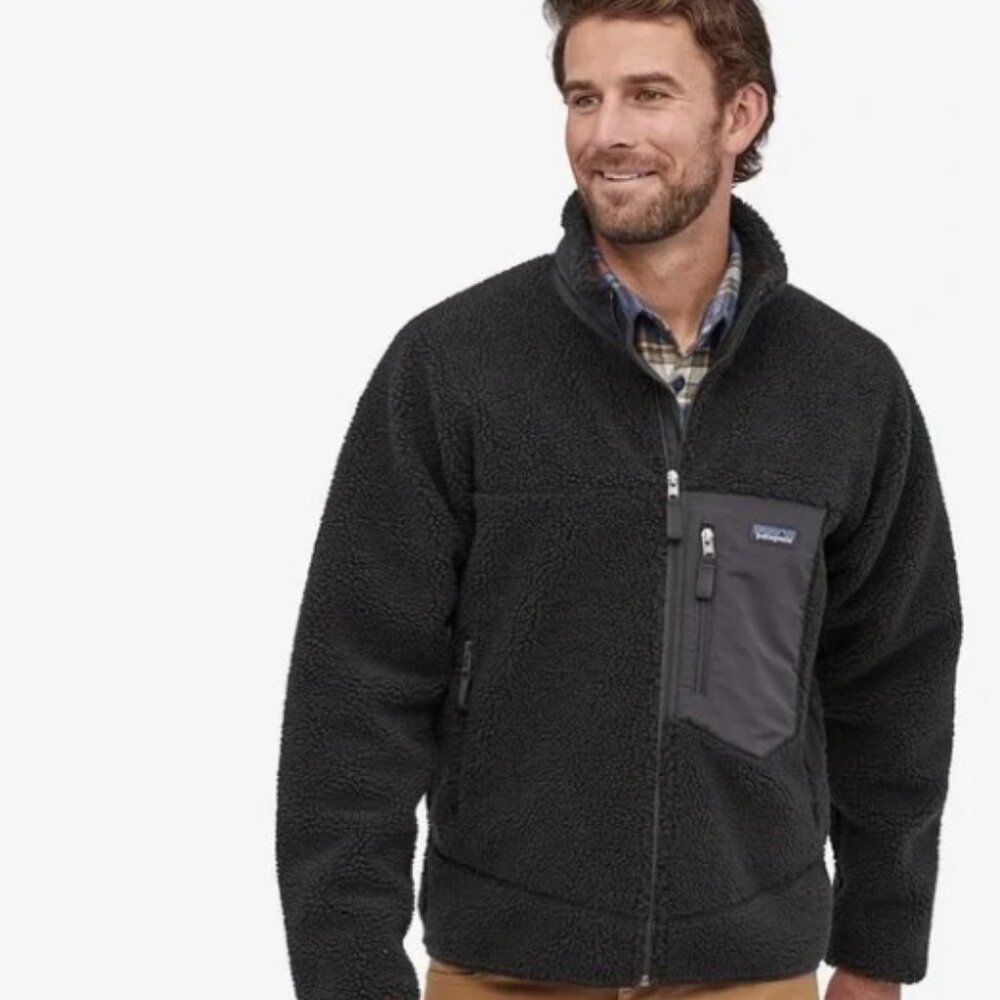 Patagonia Men's Black Classic Retro-X® Fleece Jacket Size Medium